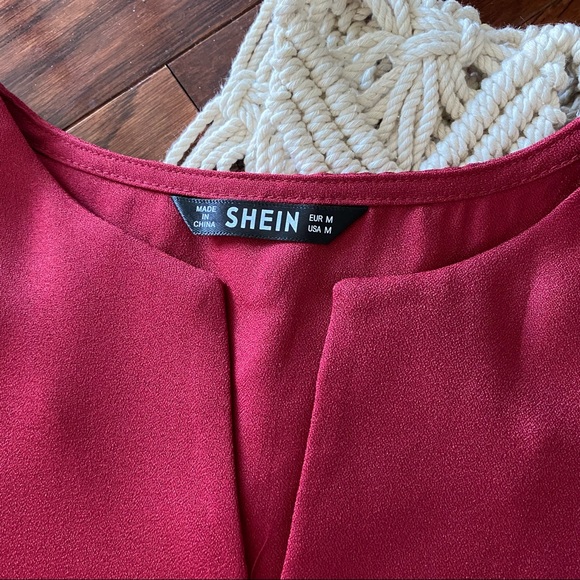 Shein • Scalloped sleeveless shift dress - Picture 5 of 6